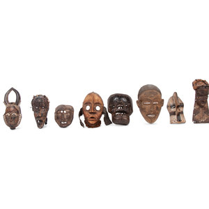 A Group of Ten Carved Ethnographic