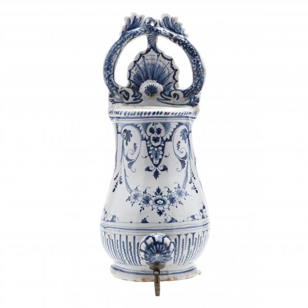 DELFT BLUE AND WHITE WALL FOUNTAIN 34ad74