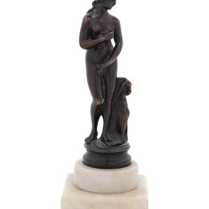An Italian Bronze Figure of Venus