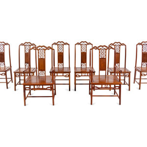 A Set of Chinese Huali Dining Table