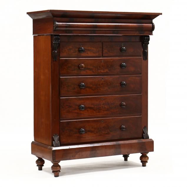 VICTORIAN SCOTTISH MAHOGANY TALL