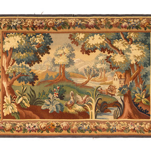 An Aubusson Verdure Tapestry 19th 34ae6e