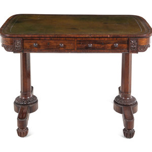 A Regency Rosewood Writing Table Early 34aefc