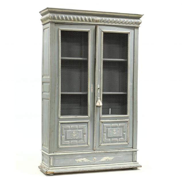 FRENCH PROVINCIAL CARVED AND PAINTED