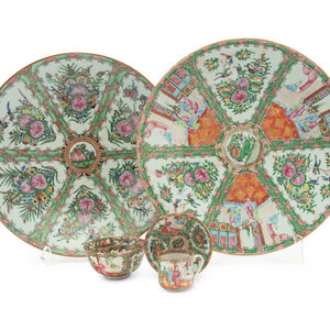 A Group of Rose Medallion Porcelain