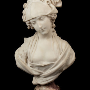 French 19th Century Bust of a 34afeb