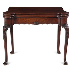 An Irish George II Mahogany Triple Fold 34b036