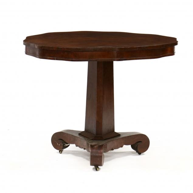AMERICAN CLASSICAL PARLOR TABLE 34b1cb