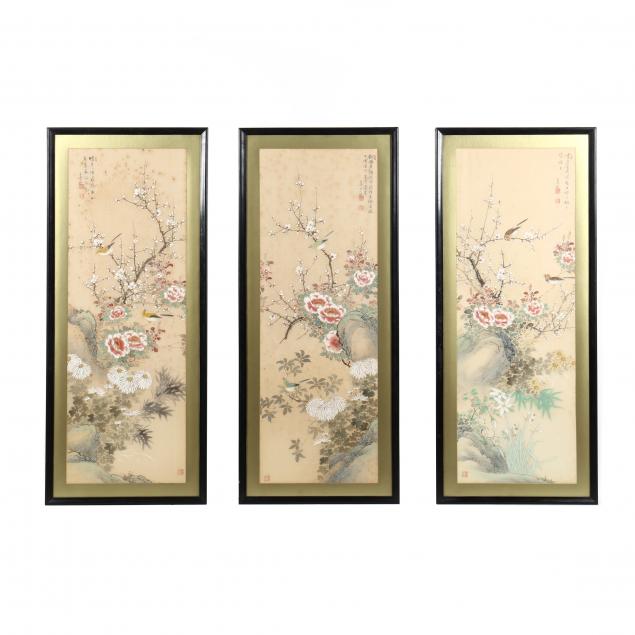 CHINESE BIRD AND FLOWER PAINTING 34b1e5