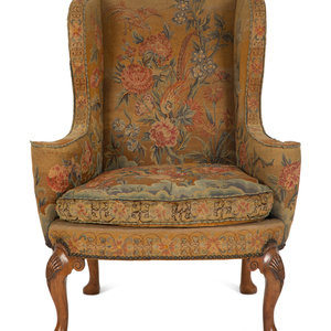 A George I  Needlework Upholstered