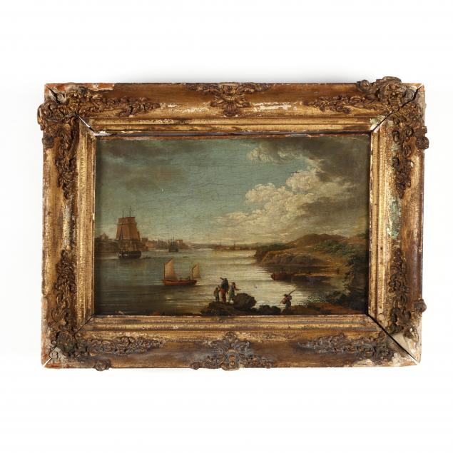 AN 18TH CENTURY ENGLISH MARITIME PAINTING