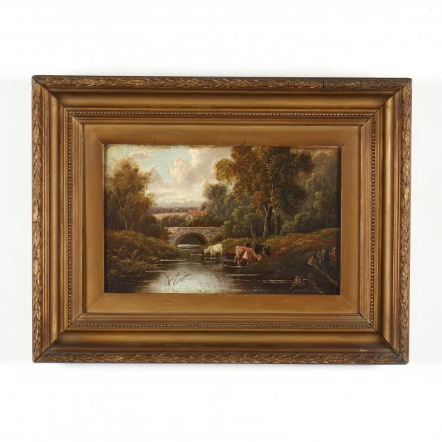 AN ANTIQUE ENGLISH SCHOOL PAINTING 34b2d7