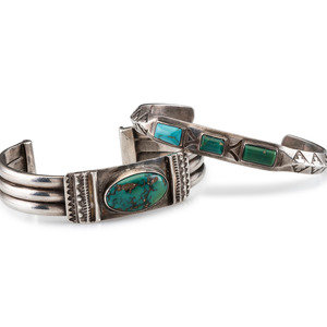 Navajo Silver and Turquoise Cuff 34b2e8