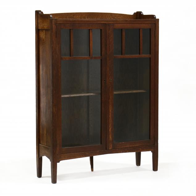MISSION OAK BOOKCASE Early 20th 34b344