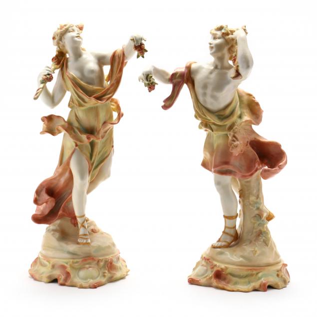 A PAIR OF RUDOLSTADT PORCELAIN 34b399