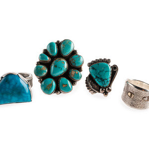 Navajo Silver and Turquoise Rings third 34b3c7