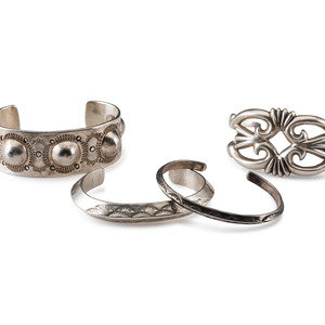 Navajo Silver Cuff Bracelets third 34b3f0