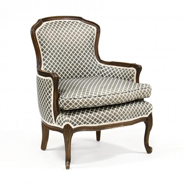 LOUIS XV STYLE BERGERE Mid-20th century,