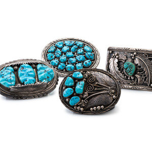 Navajo Silver and Turquoise Nugget