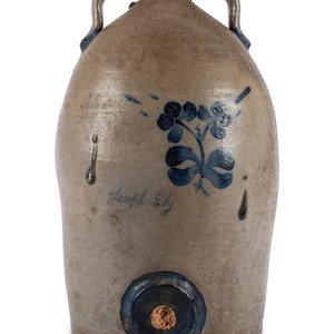 An Ohio Cobalt Decorated Stoneware