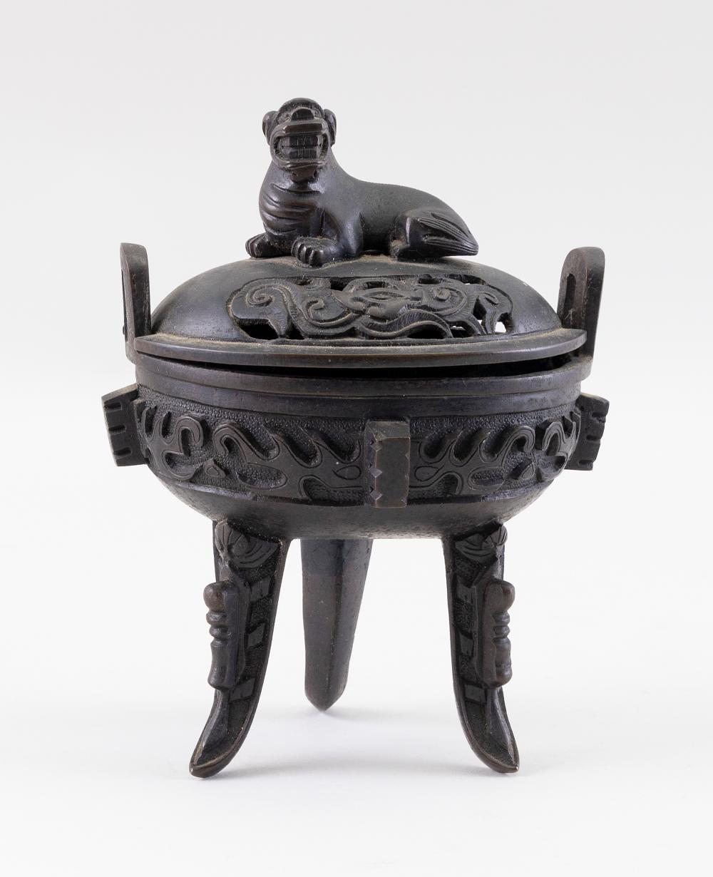 CHINESE BRONZE CENSER 18TH 19TH 34dc5d