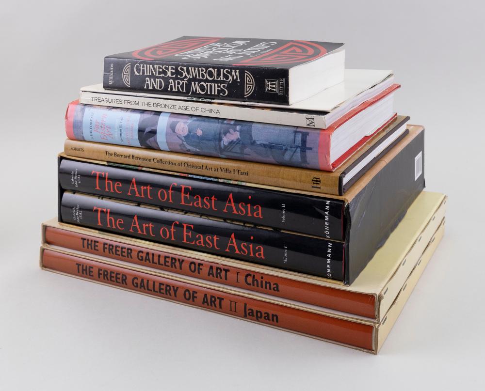 NINE BOOKS AND CATALOGS ON ASIAN 34dc66