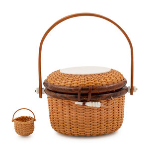 Two Nantucket Baskets by Paul Willer Circa 34dc95