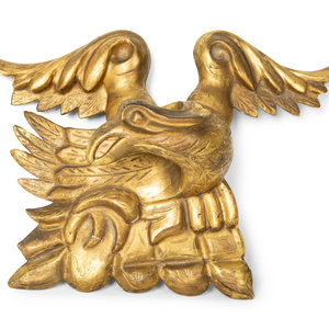 A Continental Giltwood Eagle Ornament
18TH/19TH