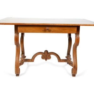 A French Provincial Trestle Table 19TH 34dcd2