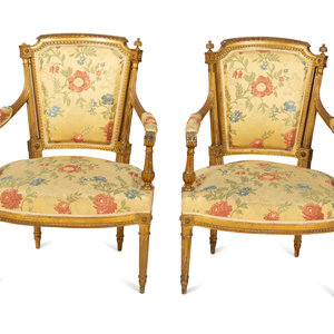 A Set of Four Louis XVI Style Giltwood 34dce3