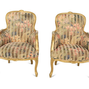 A Pair of Louis XV Style Giltwood 34dcdb