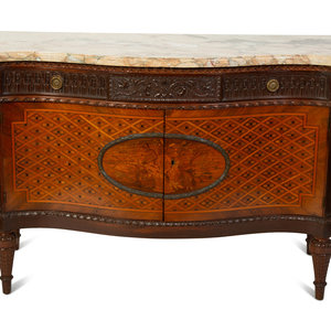 A Louis XVI Style Marquetry Inlaid 34dcee