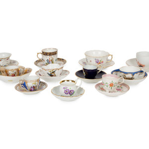 Eleven Meissen and Various Other 34dd12