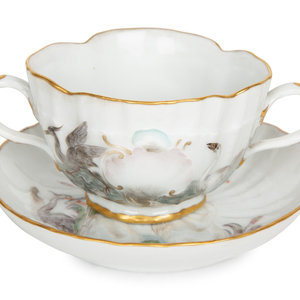 A Meissen "Swan" Teacup and Saucer
19TH/20TH