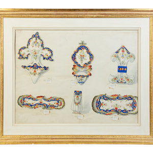 A Pair of Framed Works on Paper