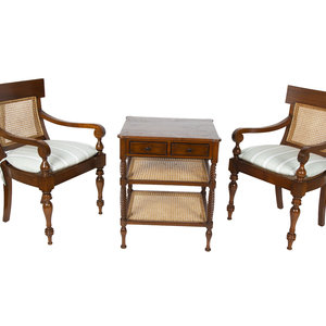 A Pair of Plantation Style Teak