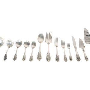 An American Silver Flatware Service Wallace 34dd4d