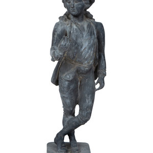 A Cast Lead Garden Figure EARLY 34ddaa