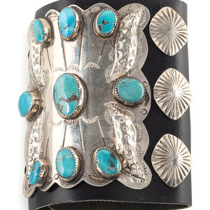 Navajo Silver and Turquoise Ketoh second 34de02