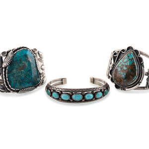 Navajo Silver and Turquoise Cuff 34dea4