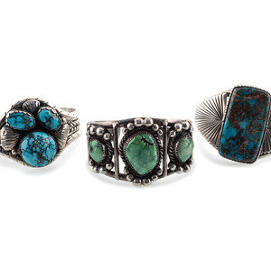 Navajo Silver and Turquoise Cuff 34dea5