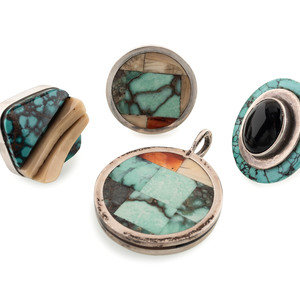 Zuni and Navajo Silver and Mosaic