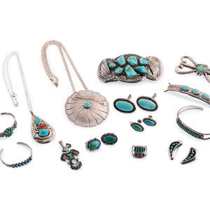 Navajo and Zuni Silver and Turquoise