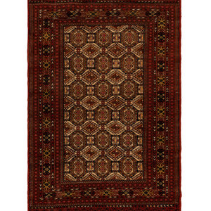 A Bokhara Wool Rug
Mid-20th Century
6