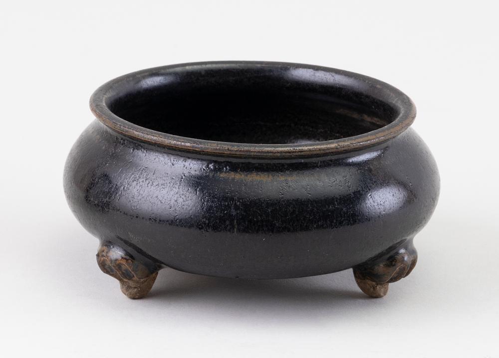 CHINESE BROWN BLACK GLAZE POTTERY 34df88