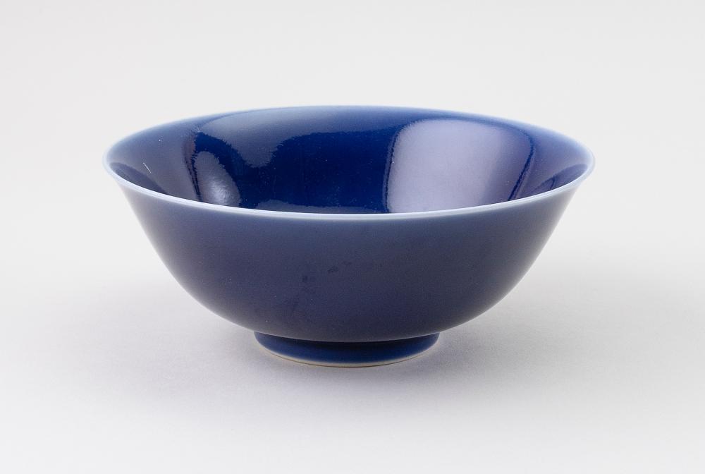 CHINESE COBALT BLUE PORCELAIN BOWL 34df8b