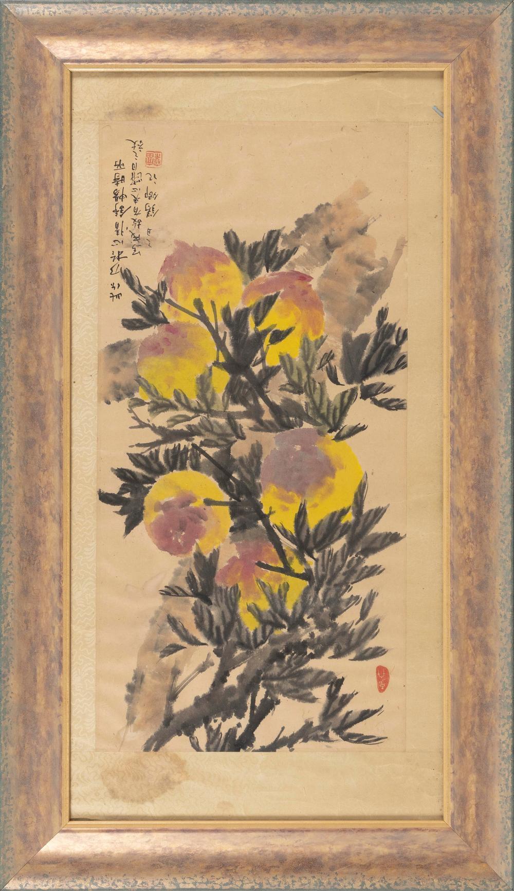 CHINESE SCROLL PAINTING ON PAPER 34e046