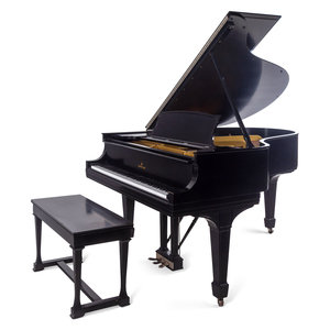 A Steinway and Sons Black Lacquered 34e0e4
