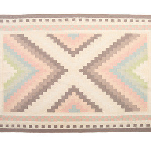 Two American Woven Rugs 20th Century Navajo 34e17e