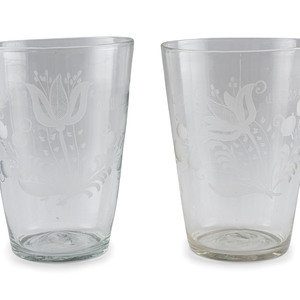 A Pair of Large Blown and Etched 34e1a0